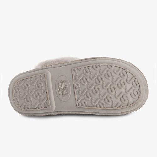 Ladies Duchess Sheepskin Slippers Dove Extra Image 4